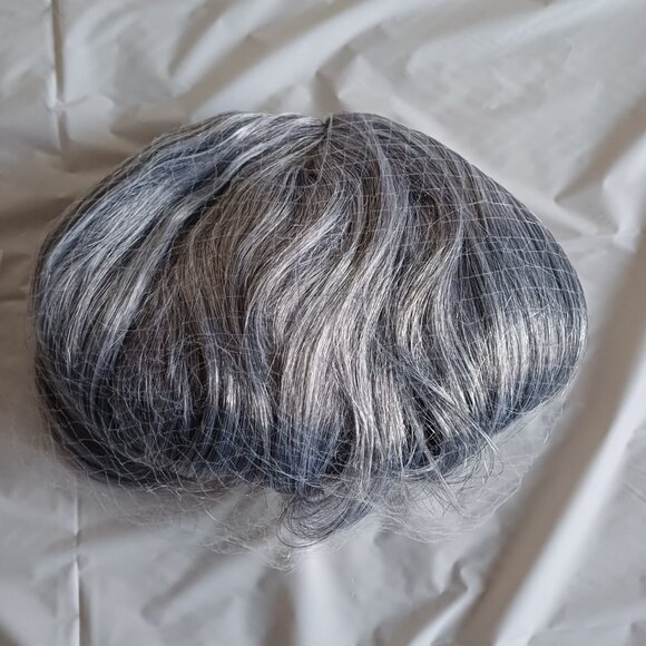 Granny Old Lady Grandma Senor Lady Bun Wig by Rubie's Character Wigs - Picture 4 of 4